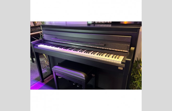 Used Yamaha CLP585 Black Walnut Digital Piano Complete Package (SN:BCUO01011) - Image 4